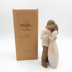 Willow Tree “Promise” Sculpted Hand-Painted Couple Susan Lordi 2003 Demdaco Box